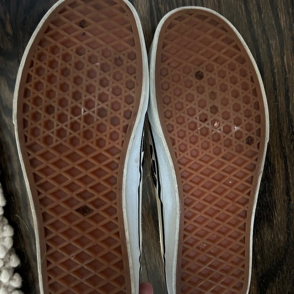 Black and white checkered Vans - Picture 3 of 3